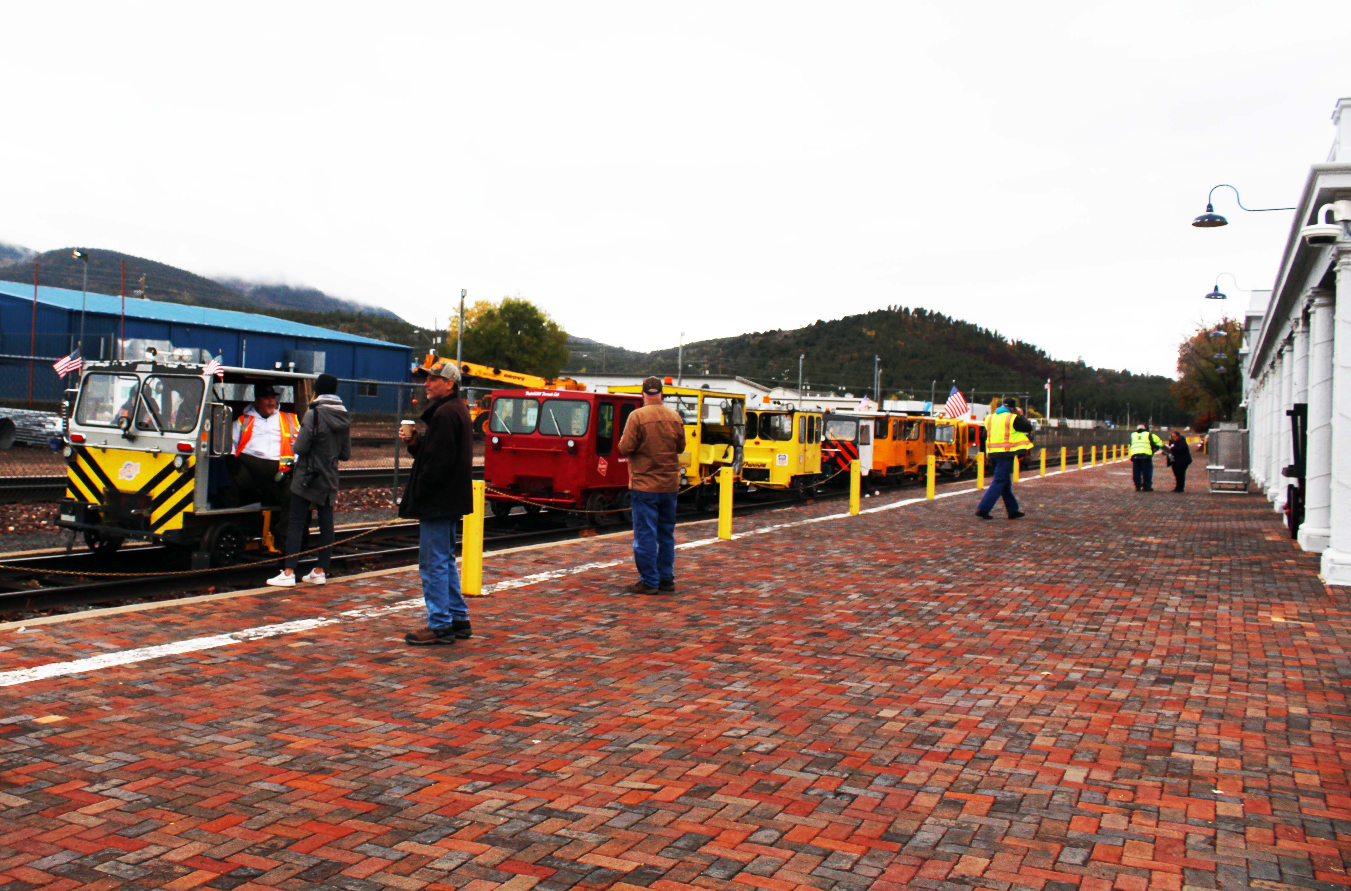 Lined up at Williams AZ Station